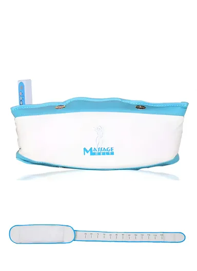 12W Adjustable Size Heating Massage Belt, Slimming Belt with Remote Control, LED Display, Adjustable Intensity, Timer &amp; Auto/Manual Modes, Slimming Machine, Waist Fat Tool, Abdominal Massager, Vibration Belt HJ-BQ006