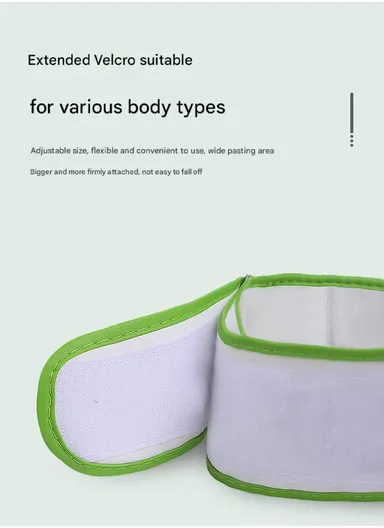 12W Adjustable Size Heating Massage Belt, Slimming Belt with Remote Control, LED Display, Adjustable Intensity, Timer &amp; Auto/Manual Modes, Slimming Machine, Waist Fat Tool, Abdominal Massager, Vibration Belt HJ-BQ006