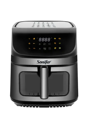 1800W 8.8L Visual Window Multifunction Touch Control Air Fryer With Anti-Burning Pan, LED Display, Temperature Control, 12 Presets &amp; Auto Shutoff For French Fries, Wings, Vegetables, Toaster &amp; Many Other SF-1040