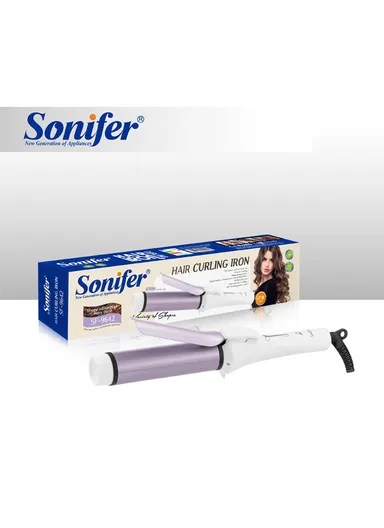 47W 40mm Ceramic Coating Hair Curler with PTC Fast Heating, 360° Swivel Cord &amp; Auto Shut-Off SF-9642