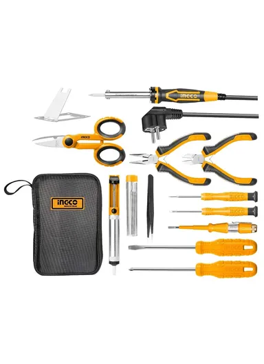 13 Pcs Hand Tool Set Combination Household with Tool Bag