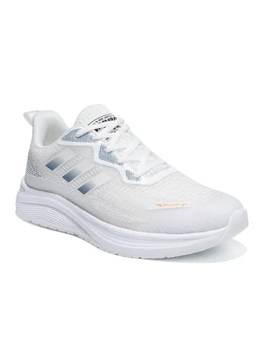 Lightweight Breathable Men's Casual Running Shoes CSM-072 - White