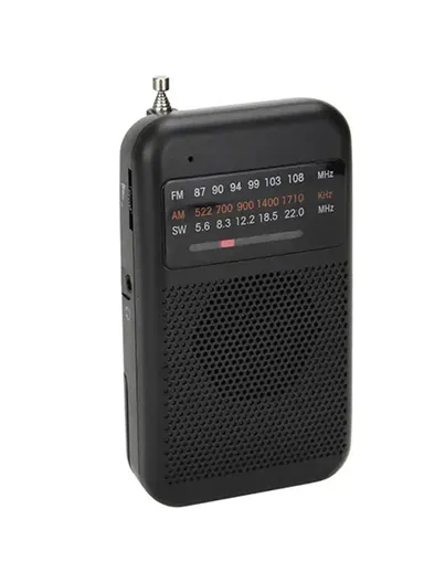 FM Am Sw 3 Band Handheld Portable Radio NS-8138 (W6.7 x D2.5 x H11.5)cm