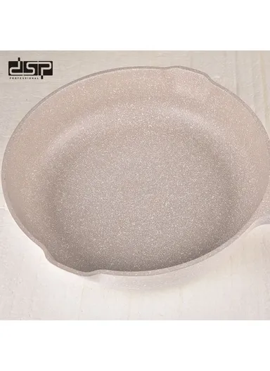 7 Pcs 20/24/28/28cm Casserole Non-Stick Die-Casting Set with 3 Lids CA005-S01 - Beige