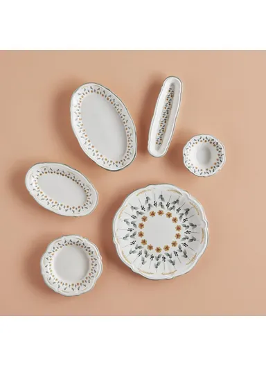 26 Pieces Adelina Stoneware Breakfast Set - Green