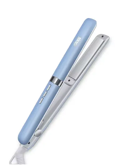 40W Professional Hair Straightener with LED Display &amp; Adjustable Temperature 10223 - Blue