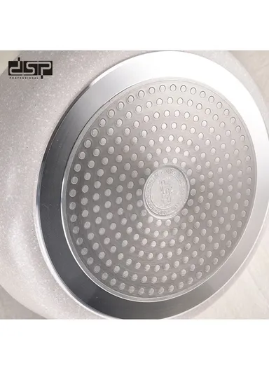 7 PCS Non-Stick 24/28cm Casserole with 16cm Sauce Pan, 28cm Fry Pan &amp; 3 Lids CA005-S02- Black