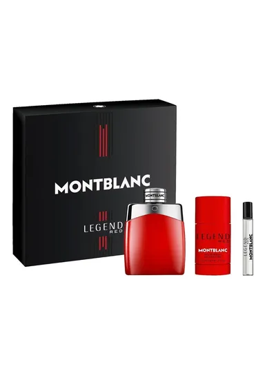 Men's Legend Red Gift Set Fragrance With 100ml EDP, 7.5ml Travel Size &amp; 75ml Shower Gel - For Him