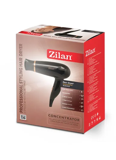 Hair Dryer, Professional Styling &amp; Drying ZLN2953