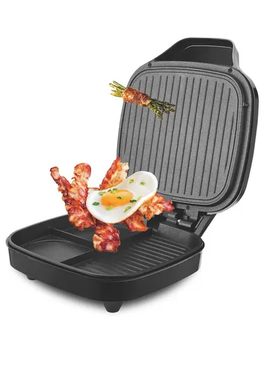 1200W Breakfast &amp; Food Maker Non-stick coated with Lights Indicator KC1239 