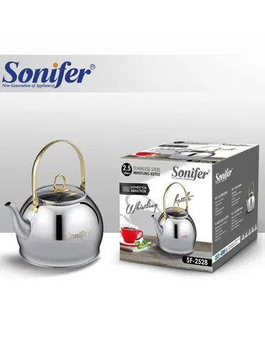 1L Stainless Steel Tea Pot SF-2526