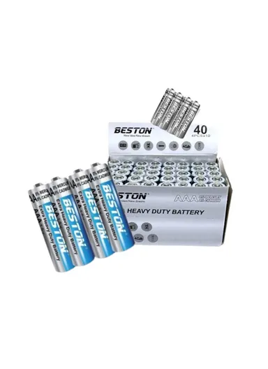 Beston AAA Extra Heavy Duty Battery - Pack of 40