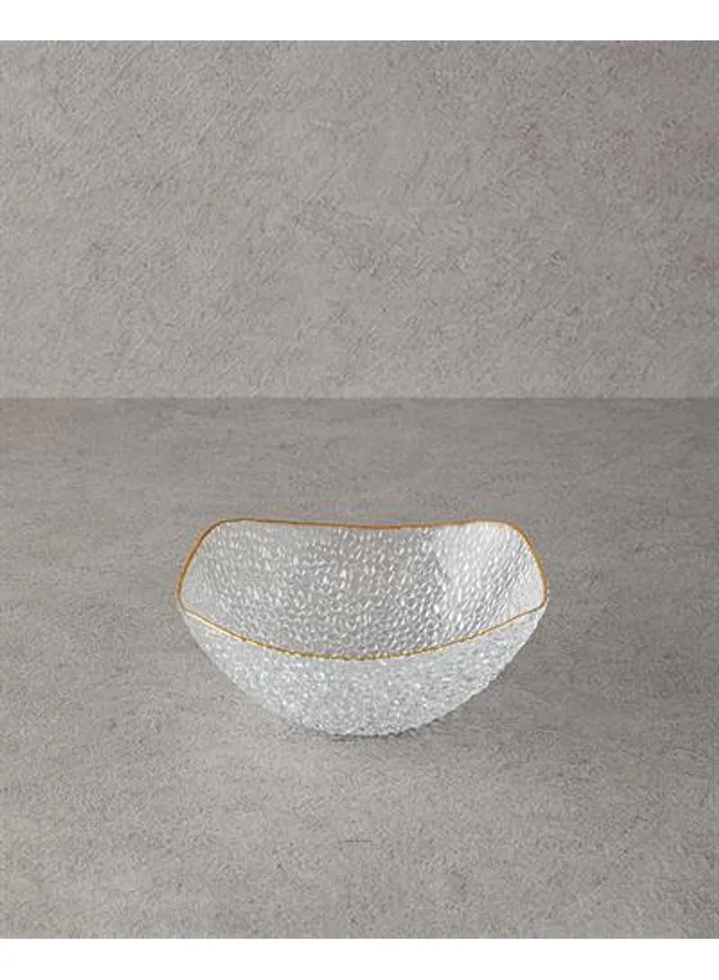Giselle Glass Bowl 19 cm Gold