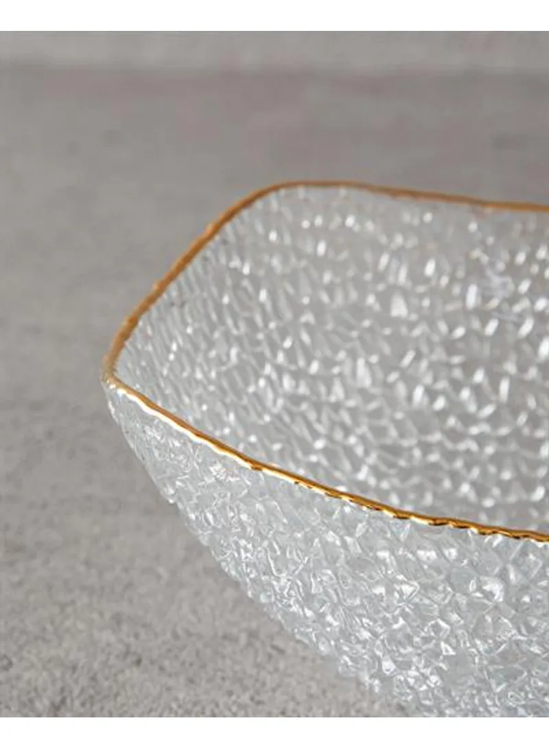 Giselle Glass Bowl 19 cm Gold