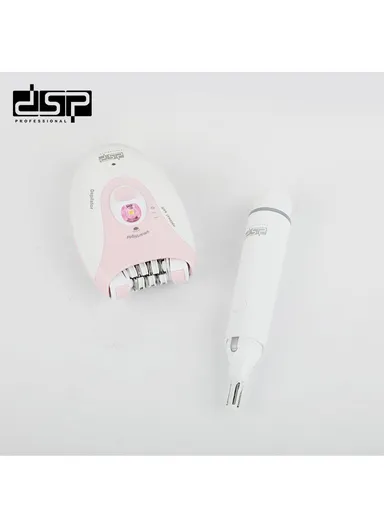3W Women’s Grooming Kit with Nose Trimmer &amp; Body Epilator, Gentle, Effective Hair Removal, Rechargeable, Waterproof - 80159