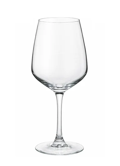 360ml 6Pcs Elegant &amp; Smooth Beverages Goblet Glass with Long Stem &amp; Narrow Rim BM4035