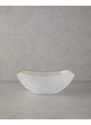 Giselle Glass Bowl 15Cm Gold