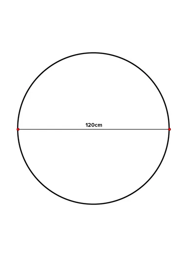 120cm Anti-Slip Modern Round Waffle Washable Faux Fur Rug - Pink