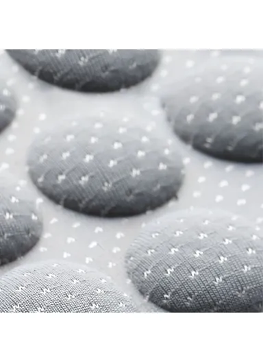 2 Sets Car Front Seat Cover + Backrest Pad Cool Breathable Fatigue Relief Vehicle Seat Pad - Grey