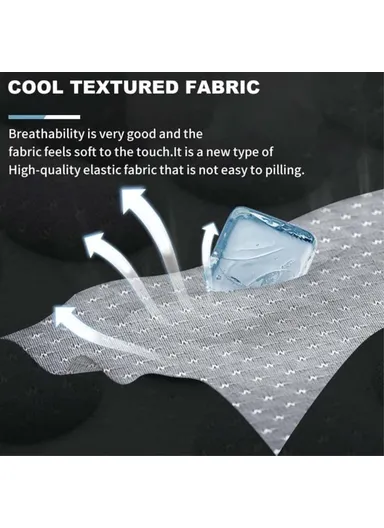 2Pcs Car Truck Front Seat Cushion Cool Breathable Fatigue Relief Vehicle Seat Pad (L43 x W41)cm - Blue