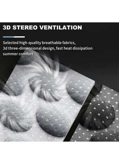 2Pcs Car Truck Front Seat Cushion Cool Breathable Fatigue Relief Vehicle Seat Pad (L43 x W41)cm - Blue