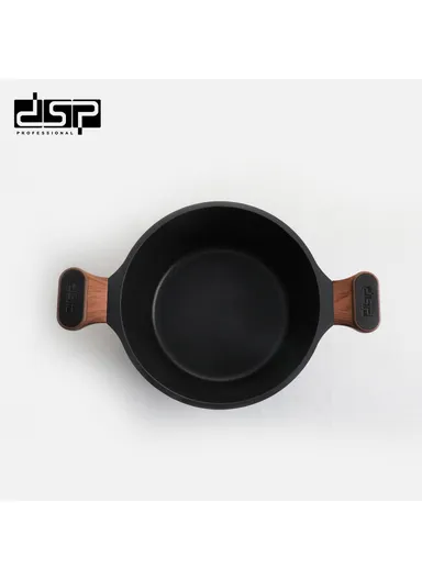 6Pcs 24/28/33cm Casserole Toughened Nonstick Multi-Cookware Set CA009-S03- Black