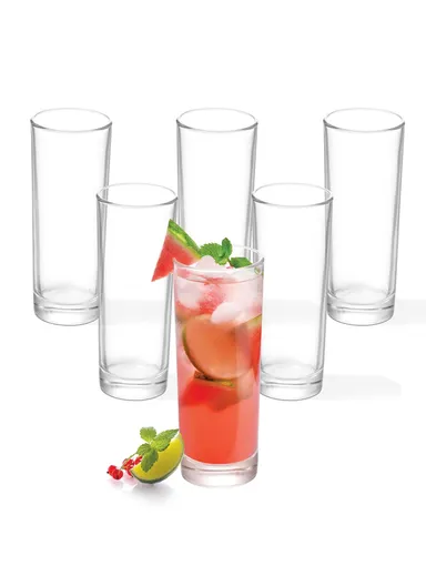 6pcs 340ml Glass Tumblers, Perfect for Everyday Use &amp; Stylish Table Setting BMHS6H112 