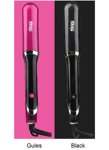 50W Professional Hair Straightener with LED Display &amp; Adjustable Temperature 10083- Pink