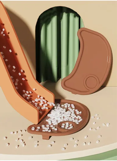 6-36 Month Baby High Chair, Dining Chair, Playtime Chair, Foldable Booster Seat With 360° Wheels, Safety Belt, Storage Bag &amp; Removable Double-Tray for Toddler &amp; Infant Y-HC401 (H97 x W65 x D73)cm - Coffee