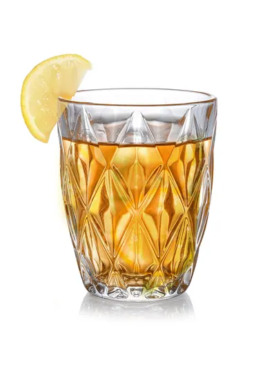 270ml 6Pcs Luxurious Round Glass Cup Set With Elegant Design For Beverages BM05510DL