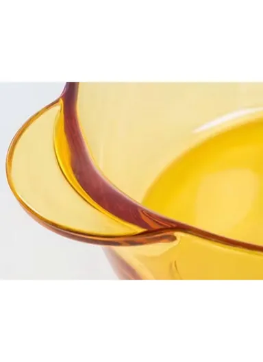 2.5L Durable &amp; Heat Resistant Glass Pot with Lid Compatible with Oven &amp; Microwave SJB-2500MLA (D19 x H11.5)cm - Transparent / Type A