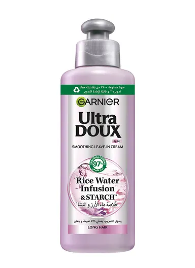 Ultra Doux Rice Water Infusion &amp; Starch, Leave In Cream, for Long Hair 200ml