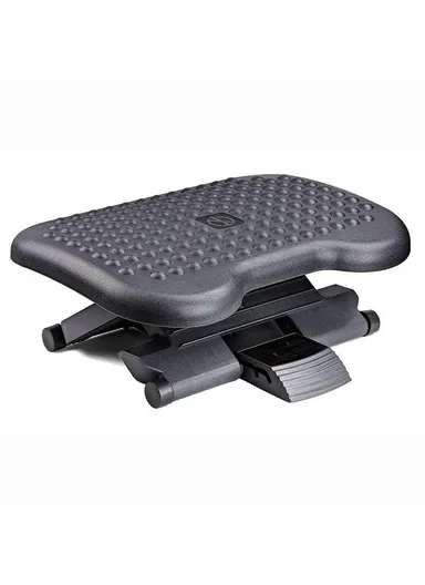 Adjustable Footrest with Massage Function, For Improved Posture &amp; Comfort (L45 x W34 x H11)cm
