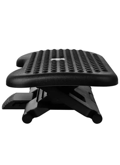 Adjustable Footrest with Massage Function, For Improved Posture &amp; Comfort (L45 x W34 x H11)cm