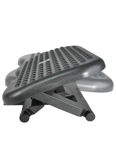 Adjustable Footrest with Massage Function, For Improved Posture &amp; Comfort (L45 x W34 x H11)cm