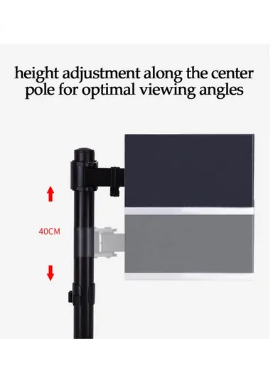 13-30" Adjustable Laptop &amp; Monitor Stand Ideal for Ergonomic Viewing &amp; Comfortable Work Posture
