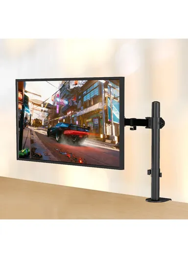 Single Monitor Arm, Ideal for 13 to 32-inch Screens with Height Adjustable