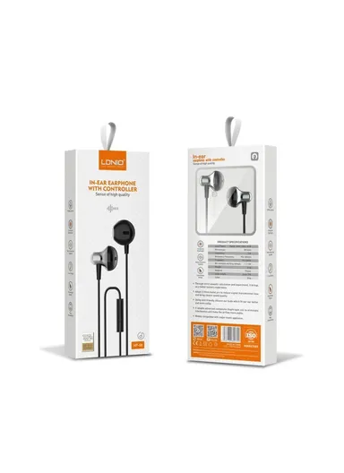 High-quality in-ear Earphones with a Controller Type-C HP08 - Black