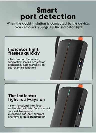 5-in-1 USB-C Multi-Port Hub with PD 100W Quick Charge DS-25U (L11 x W4 x H1.65)cm