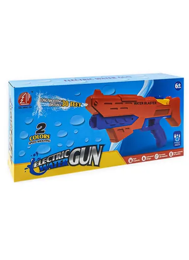 Electric Water Gun Automatically High-Pressure Water For Outdoor Water Shooting Game (L40 x W17 x H5)cm - Blue