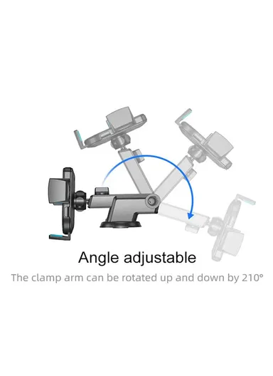 Car Dashboard Phone Mount For 4.6-7'' Mobile Phones JR-OK3 - Black