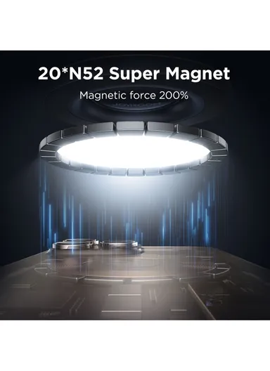 4.7-7” Magnetic Car Phone Mount Air Vent &amp; Windshield Holder JR-ZS406- Black