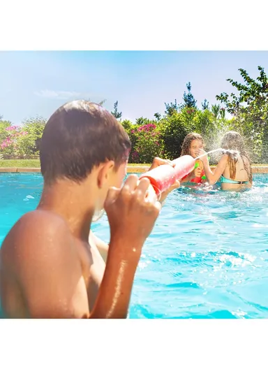 60-105CM Foam Beach Squirt Watering Gun With High Water Impulse Force To Play &amp; Adventures For Kids - Yellow &amp; Pink