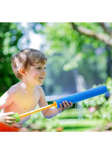 60-105CM Foam Beach Squirt Watering Gun With High Water Impulse Force To Play &amp; Adventures For Kids - Yellow &amp; Pink