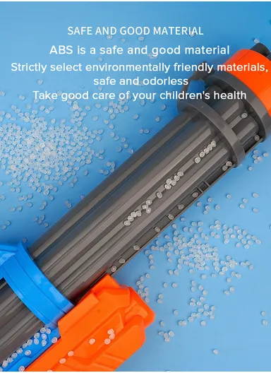 High-Pressure Plastic Water Gun For Beach Water Fight Shooting Game Toy- Green