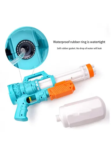 High-Pressure Plastic Water Gun For Beach Water Fight Shooting Game Toy- Green