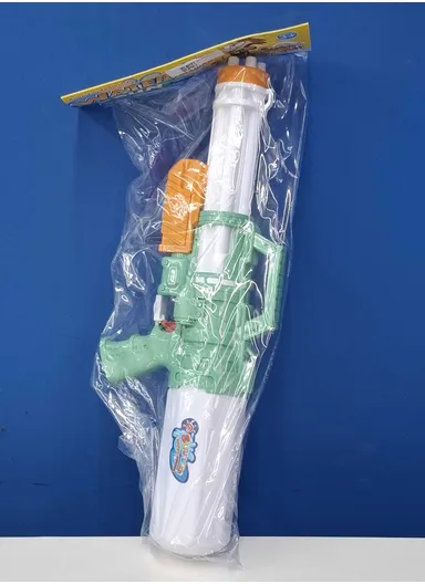 High-Pressure Plastic Water Gun For Beach Water Fight Shooting Game Toy- Green