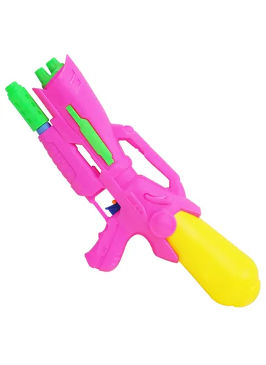 Large Capacity Plastic Water Gun High Pressure For Kids- Pink