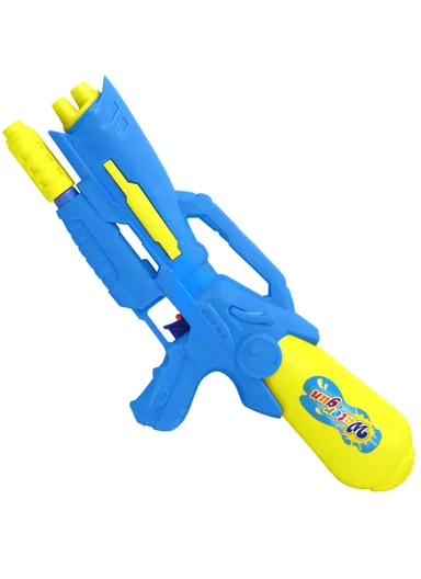 Large Capacity Plastic Water Gun High Pressure For Kids- Blue
