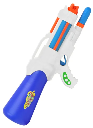 Plastic Funny Toy Water Gun with Removable Water Tank, For Kids (L43 x W16)cm - White